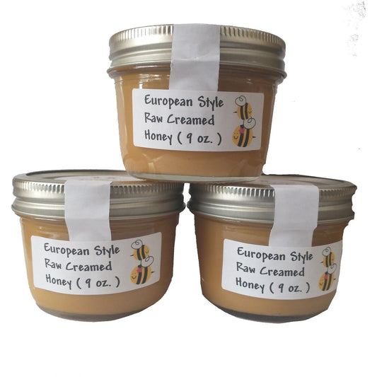 European Style Raw Creamed Honey